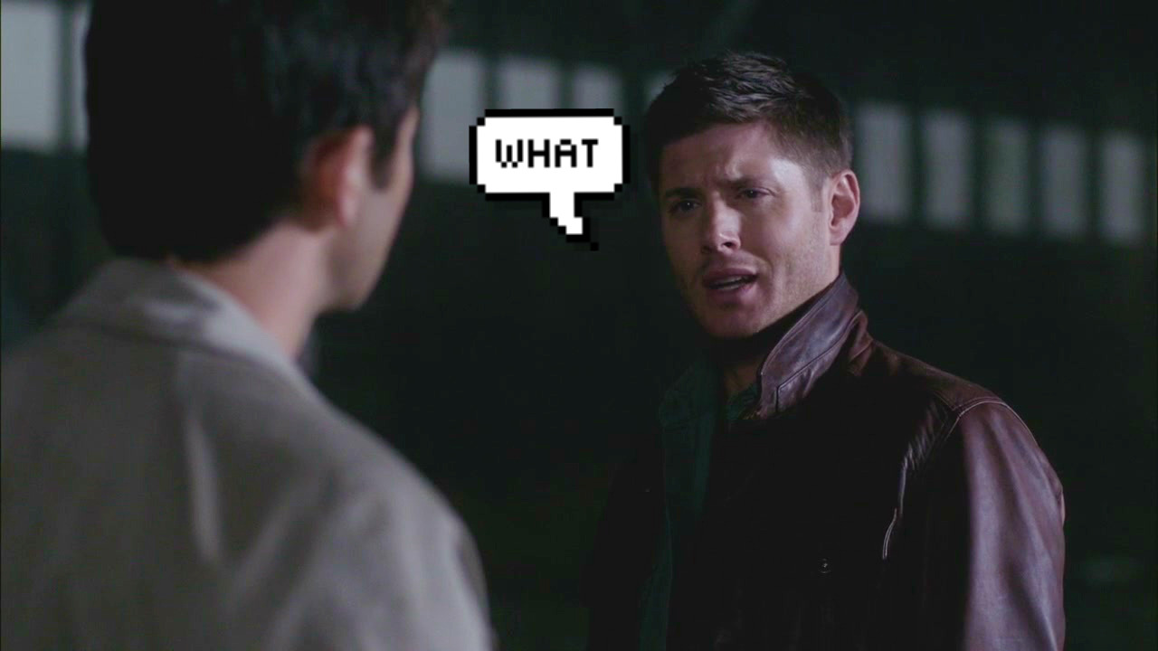 charlie-bradcherry:  Supernatural? More like Super-silly (series) [13/?]: Is that
