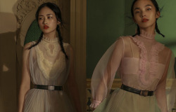 driflloon:light &amp; shadow: jing wen and xiao wen ju for prada 