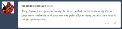 Ask-Spiderpool:  Ask-Aa-Stevetony:  Sr: Adopt Spider-Man?? Is He Even Still Within