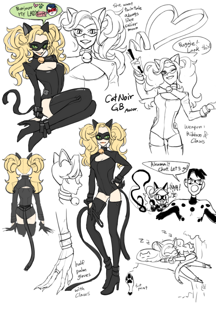 miraculosawor:  Catnoir genderbend &amp; comic (Kor.ver)