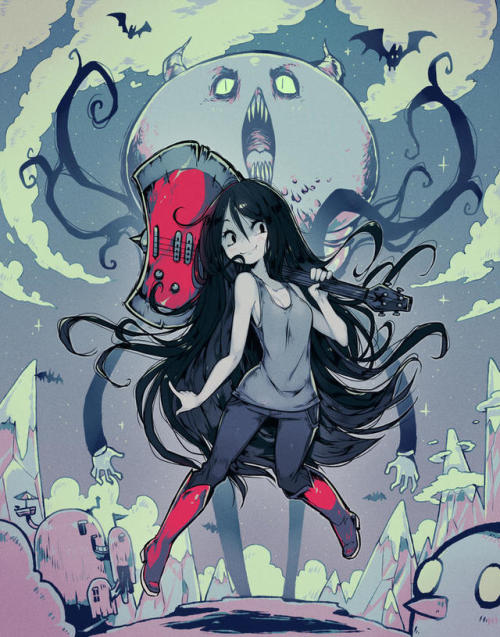 deviantart - “Marceline (Adventure Time)” by Parororo - ...