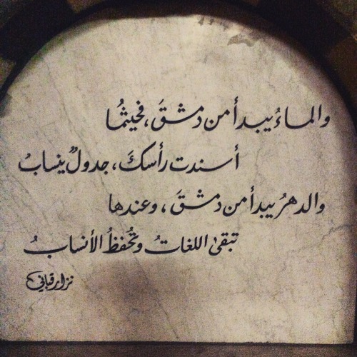 ayhamjabr:والدهرُ يبدء من دمشقَ، وعندها…And The Life Started From Damascus, And Then..