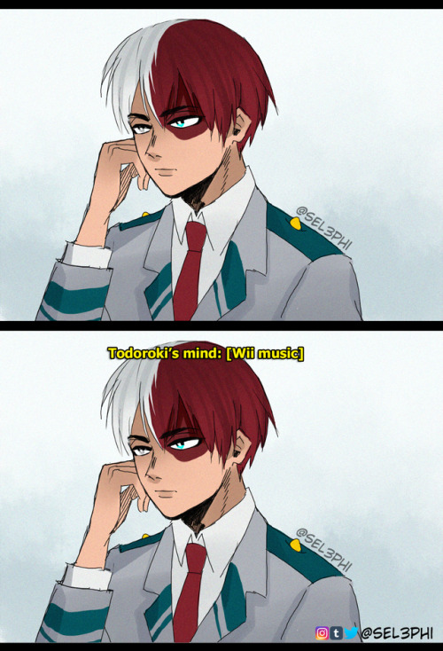 selephi:Todoroki is Too Serious