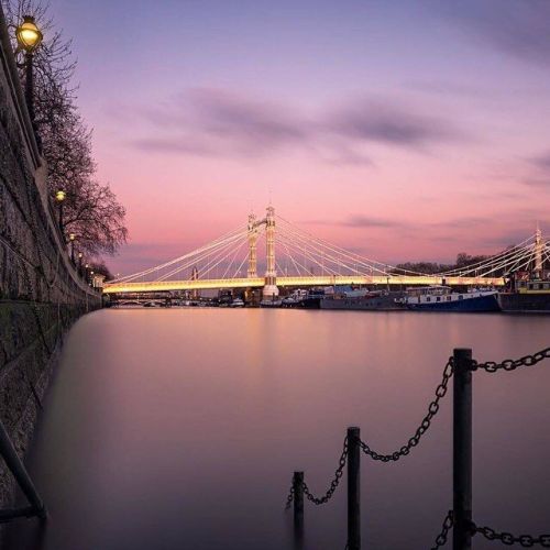 @ottoberkeley magical shot of Albert Bridge. How incredible is our city? A lot of love for London ri