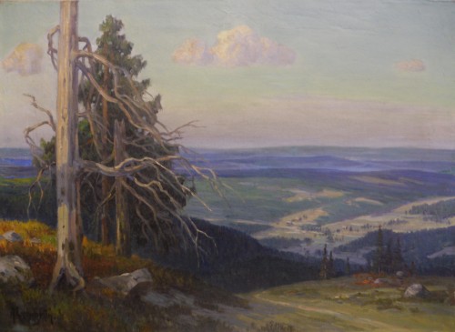 Arnold Lyongrün (1871-1935) - Blick vom Feldberg im Schwarzwald. 1910.