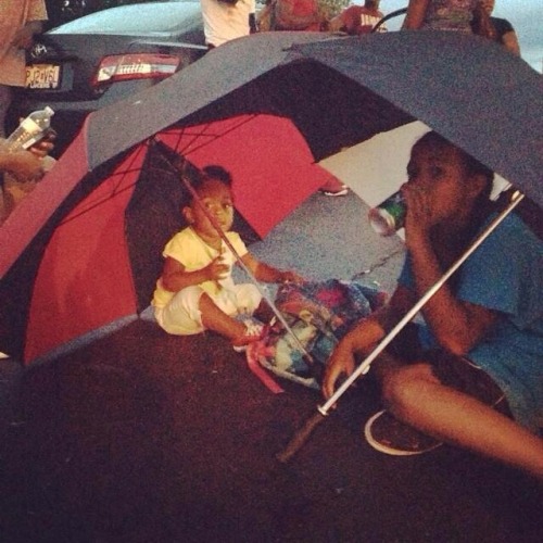 feminally: yourscientistfriend: Labor Day 2014 In Ferguson Credit to the young man that I listed abo