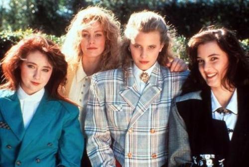 The Heathers. Late 80s fashion meets mean-teen. Daily vintage fashion inspo by Girlfriend Vintage 