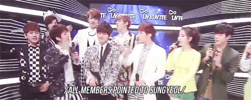 y3ol:   I present you the Infinite members.  