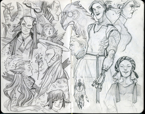 some 2016~ish sketches old but I still like them 