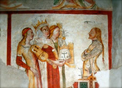lama-armonica:Medieval fresco - Friuli - Italy