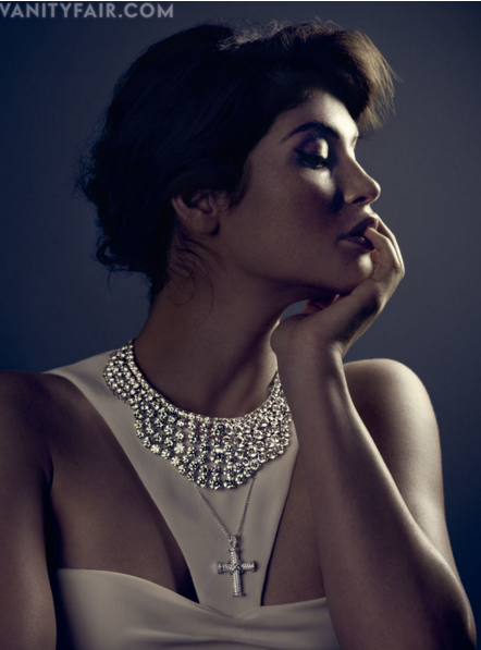 Girl Gemma Arterton in Dazzling Diamonds via Vanity FairMore girls here.