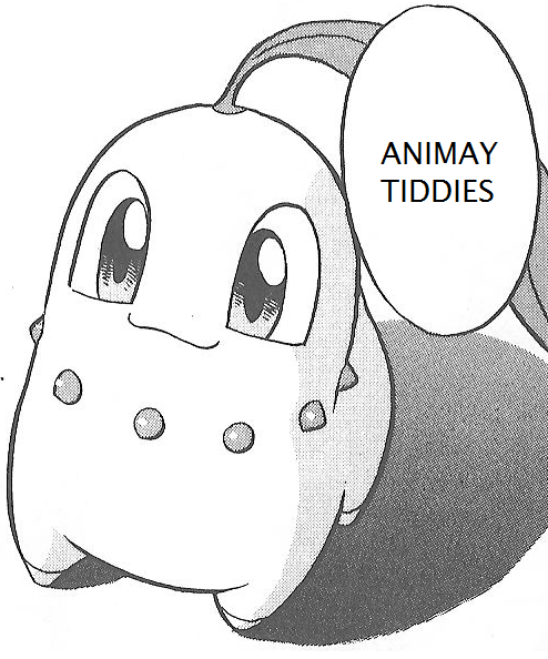 Even Chikorita cant get enough cartoon titties.