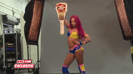 deethydeethy:  Sasha Banks’ first photoshoot as WWE Women’s Champion. 