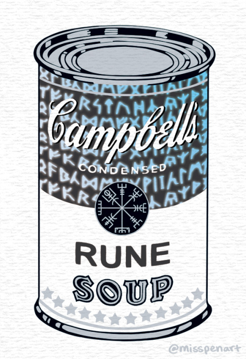 missypena:Soup’s up! Last three of my nature/metaphysical take on Andy Warhol’s Soup Cans.