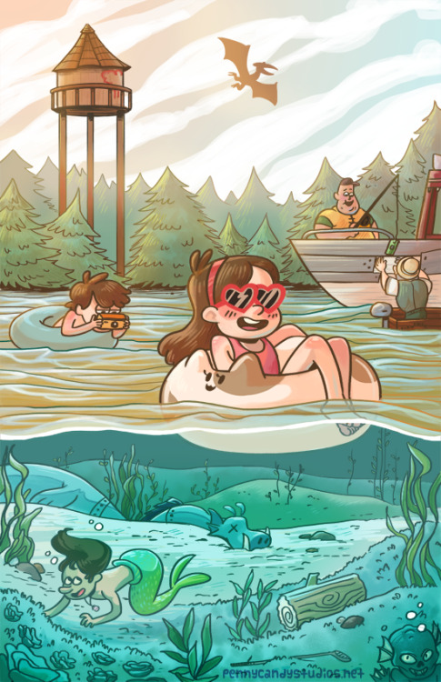 pennyloafing:  Finished my Gravity Falls adult photos