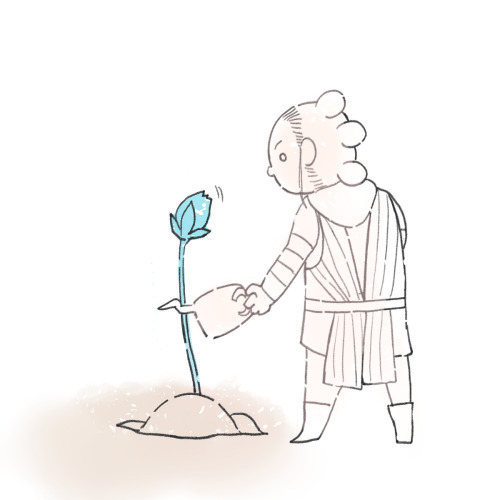  My Reylo Doodles:(55/?) A flower in the desert（I think I’ll be ok）