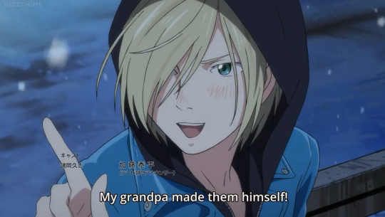 akaname-tanuma:   Honestly Yurio was so precious this episode??? His angry thing is seeming more and more like fun rivalry than hate. I mean. His reaction to his own great performance was    Excited and lighthearted, and though he did make a callout to