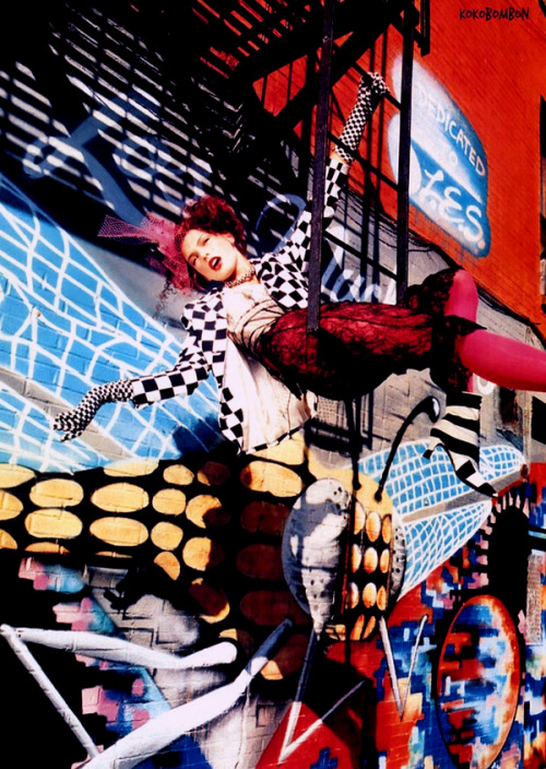 mrauclair:brotep:“East Village Morning” Featuring Brandi Quiñones, Milla Jovovich, and Marie Powell 
