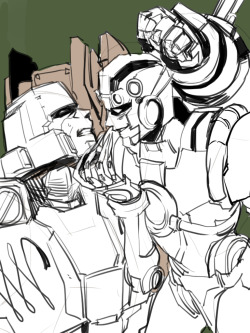 judusart:  Trepan/Megatron My friend requested