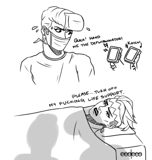 wonderlace19:  eedeesarts:  I’ve been meaning to draw this for over 2 months, its it still relevant?  I don’t know jojo that well but this meme is my favorite thing