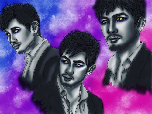 I decided to do a matching Magnus Bane digital drawing to the Alec one. I can’t wait for The L