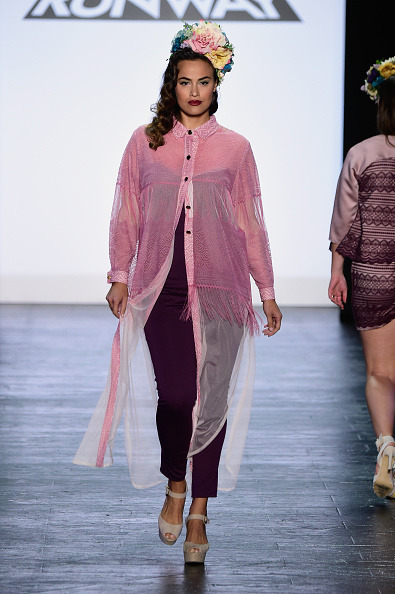 kittymcpherson:  kit-kat-sb:  yearofthedinosaursenvy:  Ashley Nell Tipton runway looks from Project Runway season 14 finale at New York Fashion Week  I LOVE ALL THE MODELS  That purple one is everything to me 