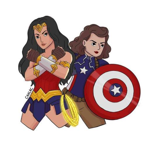 minerfromtarn: cahlart: Peggy and Diana would be the Bestest of Friends, in or out of battle. You ca