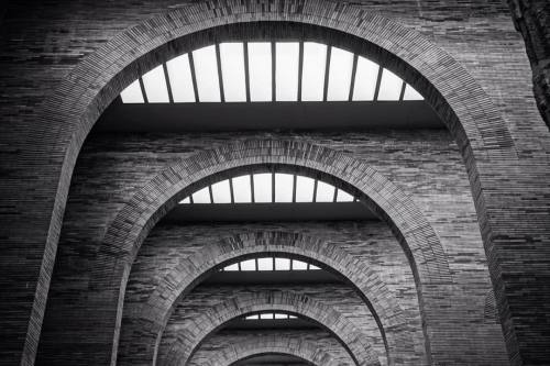 Arches, Museo Nacional de Arte Romano, Mérida, Spain #museonacionaldearteromano #architecture #brick