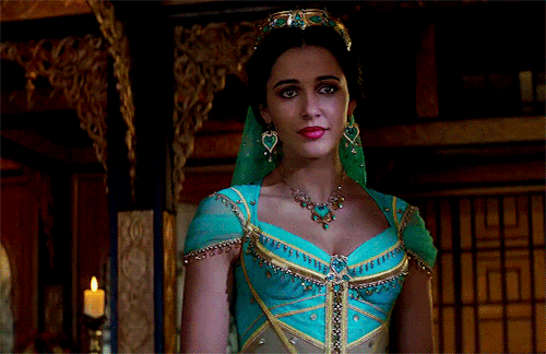 filmgifs:I won’t be silenced. You can’t keep me quiet.Naomi Scott as Princess Jasmine in Aladdin (20