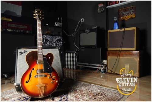 The Real .. Vintage Gibson ES-350T Sunburst 1977 6-String Hollow Body Electric Guitar with Rosewood 