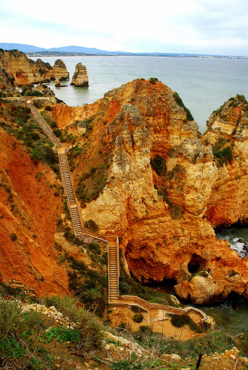 “Stairs to Praia do Camilo, Lagos / Portugal .”