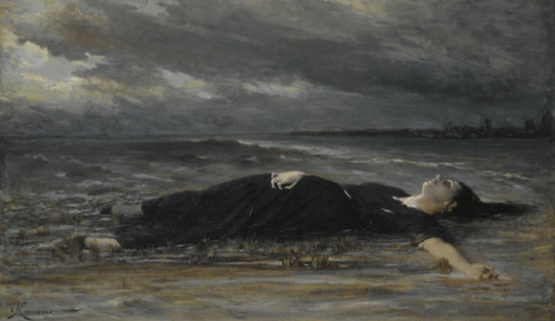 hellfreeway: “Ophélie” by Constantin Meunier, 1831-1905