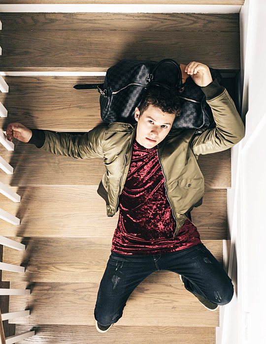 cameronxboyce: nolan gould for bello magazine 