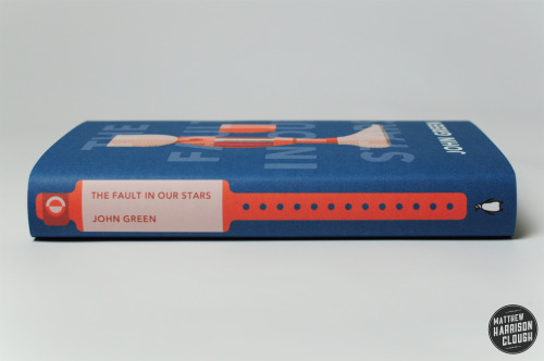 edwardspoonhands:matt-clough:Reversible book jacket design for The Fault In Our Stars by J