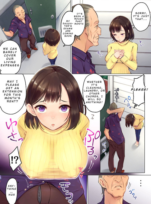 ntrnew:[FAT] Tainou Yachin wa Karada Barai de ~Kichiku Ooya ni Netorareru Bijin Oyako~[English][NHNL