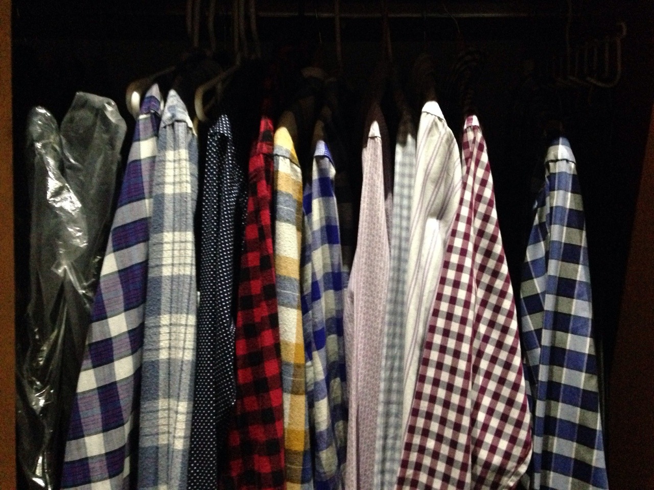 rafaviteri:Trying on all my dressing shirts to see which ones still fit. The ones