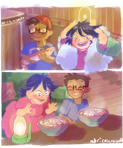 adrienscroissantx:NINETTE PONYO AU &lt;3vaguely traced over some screenshots for some of these. BUT.