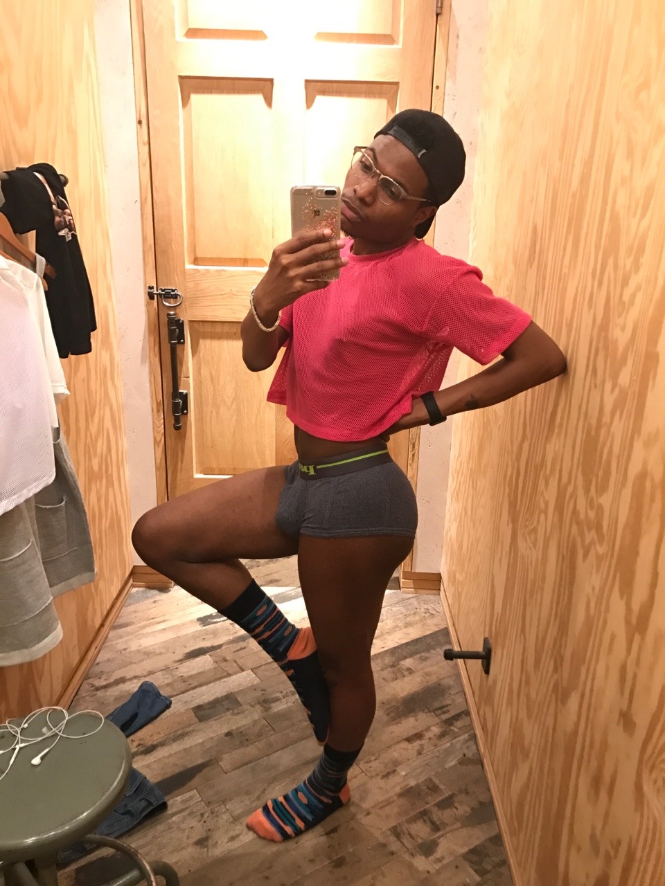 viixxn:  Always get stuck looking in the mirror everyone in in a dress room   Instagram: