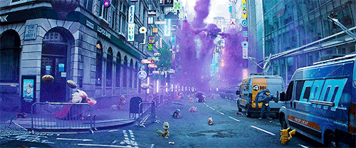 supremeleaderkylorens:  Welcome to Ryme City, a celebration of the harmony between humans and Pokémon.  Detective Pikachu (2019) dir. Rob Letterman 