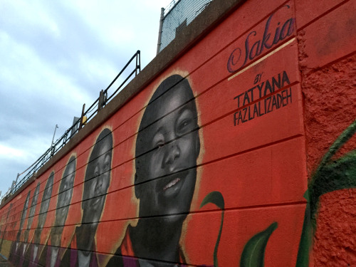 &ldquo;Sakia, Sakia, Sakia, Sakia&rdquo; is a mural I completed earlier this week in Newark,