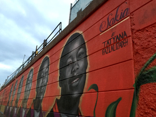 “Sakia, Sakia, Sakia, Sakia” is a mural I completed earlier this week in Newark, NJ. ‪#‎