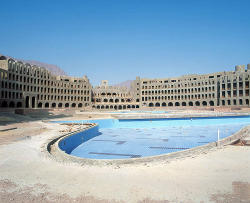ryanpanos:  Sinai Hotels | Stefanie Zoche Unfinished hotel resorts in Sinai, Egypt 2002-05 