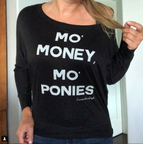 tackroomsandrunways: Mo’ Money, Mo’ Ponies