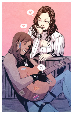 denimcatfish:Korrasami Musician AU crushing