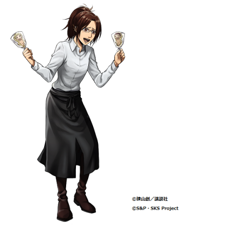 Hanji & Levi’s “White Day” class for Hangeki no Tsubasa!Originally part of the March game event.