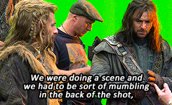 totheendofallthings:struckbyloki:Behind the Hobbit: “ The funny is that everybody gets our nam