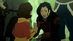 owldee:  gayfandomblog:  asami “what do i even do around children” sato  she gets all flustered cause her mind immediately jumps to being a future mommy and raising children with korra, like she can’t even control it…the picture just enters her