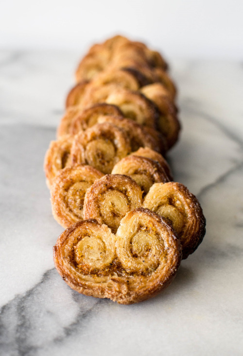 Porn cake-stuff:  Spiced Orange Palmiers More photos