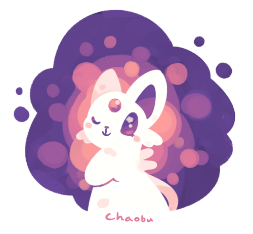chaobu:An old Espeon that I doodled.☆ Art Blog ☆