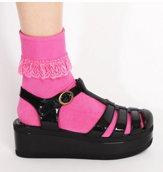  Ark Black Owl Jelly Platform Wedge Sandal £17.99 Buy here: www.ark.co.uk/item/ark-for-women/